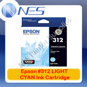 Epson Genuine #312 LIGHT CYAN Ink Cartridge for Expression XP-8500/XP-15000 (T182592)